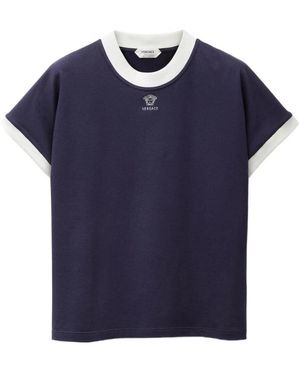 Versace Tops ,Blauw ,T-Shirts