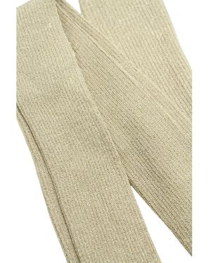 RED Valentino Lange Socken Mit Lurex-Garn - Natur