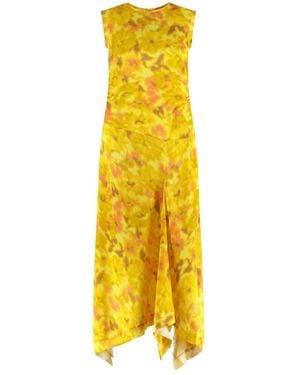 Acne Studios Kleid Mit Print - Gelb