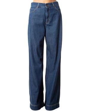 Weekend by Maxmara Jeans ,Blauw ,Katoen Vega Wijde Jeans