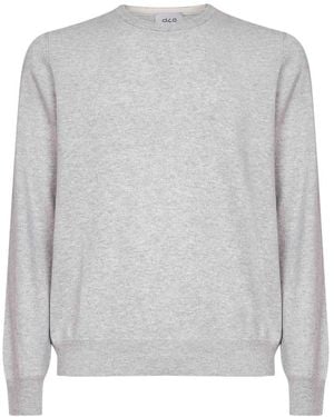 D4.0 Round-Neck Knitwear - Grey