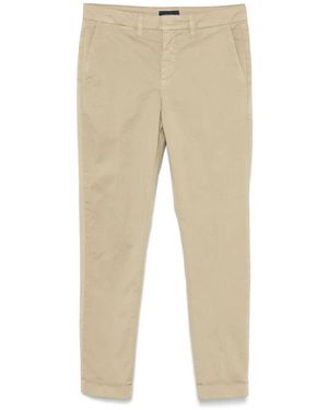 Fay Slim-Fit Trousers - Natural