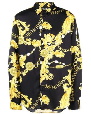 Versace Jeans Couture Casual Shirts - Giallo