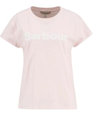 Barbour Hartland T-Shirt - Roze