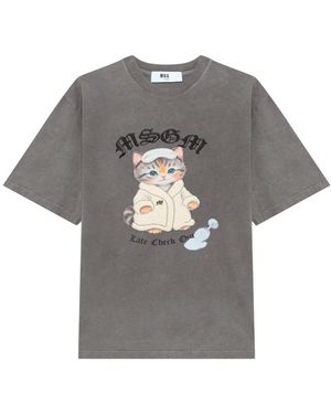 MSGM T-Shirts - Grigio