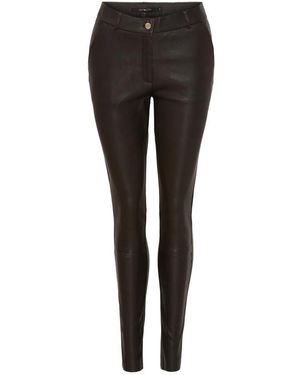 Btfcph Leather Trousers - Negro