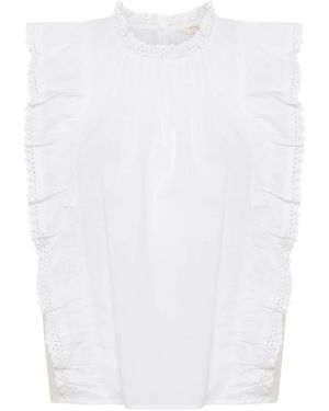 Part Two Sleeveless Tops - Blanco