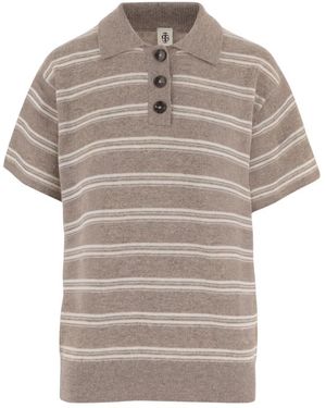 THE GARMENT Tops ,Wol Como T-Shirt - Grijs