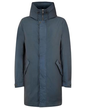 Moorer Jassen ,Grijs ,Polyester Si-Millenio Parka - Blauw