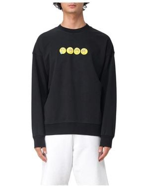 Barrow Sweatshirt Met Emoticonprint - Zwart