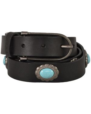 Replay Cinturón De Cuero, Mujer, Talla - Negro