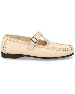 Hereu Flache Schuhe - Weiß
