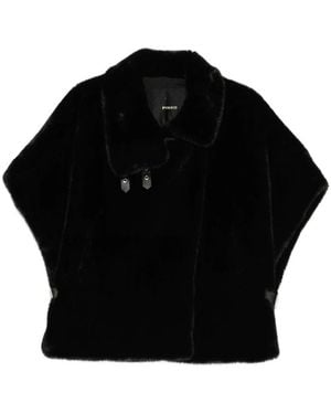 Pinko Faux Fur & Shearling Jackets - Black