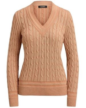 Ralph Lauren V-Neck Knitwear - Marrón