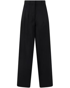 Nine:inthe:morning Straight Trousers - Black