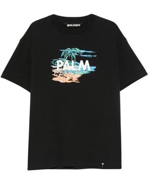 Palm Angels T-Shirts - Negro