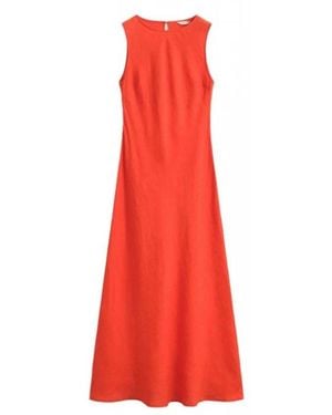 GANT Kleedjes ,Oranje ,Maxi Jurk - Rood