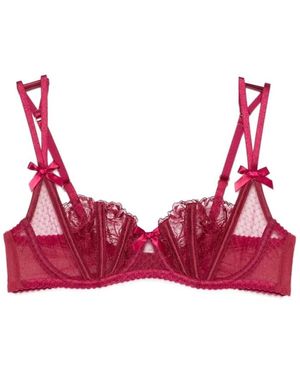 Agent Provocateur Ondergoed ,Rood ,Nylon Rosia Bra