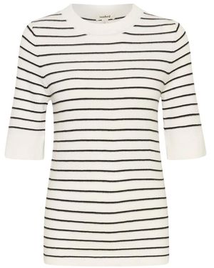 Soaked In Luxury Round-Neck Knitwear - Bianco
