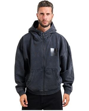 HUGO Schwarzer Herren Sweatshirt Stilvoll - Blau