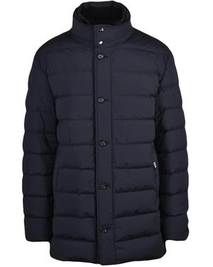 Add Jassen ,Zwart ,Nylon Donsjack - Blauw