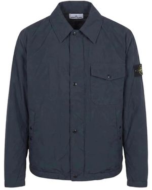Stone Island Light Jackets - Azul