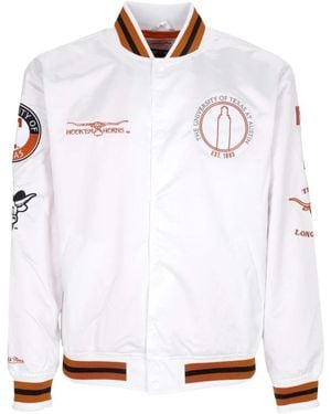 Mitchell & Ness Bomber Jackets - White