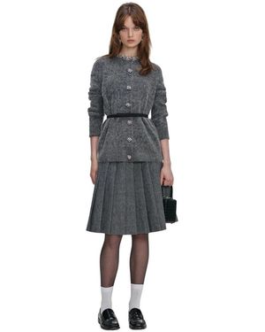Self-Portrait Midi Dresses - Black