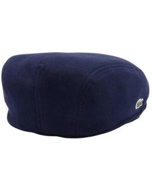 Lacoste Boina Classic Logo Canvas Casquette - Blau