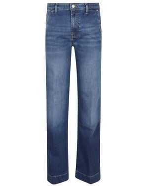 7 For All Mankind Straight Jeans - Blauw