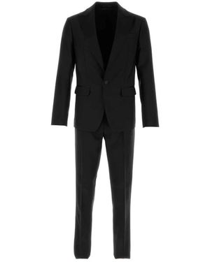 DSquared² Single Breasted Suits - Black