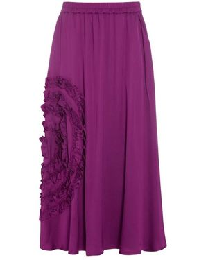 Bitte Kai Rand Rokken ,Paars ,Feminine Skirt With Volume