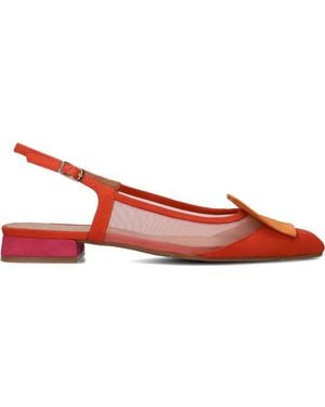 Lodi Rote Slingbacks Bro5264 Elegante Damenschuhe