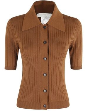 Tela Cardigans - Marrone