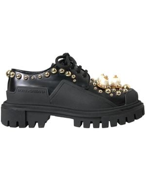 Dolce & Gabbana Lace-Up Boots - Black
