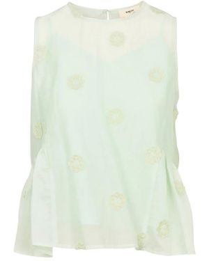 Suncoo Tops ,Groen ,Katoen Lywen Blusa