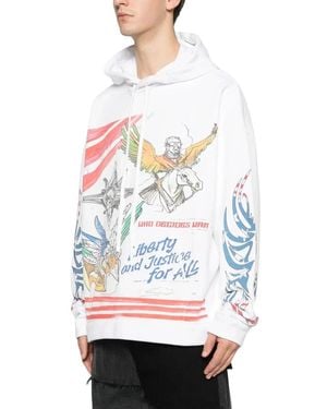 Who Decides War Hoodies - White