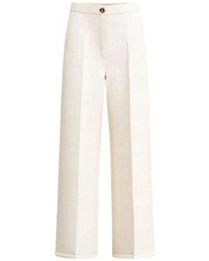 Marella Wide Trousers - White