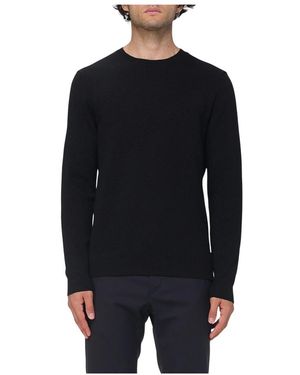 Zanone Round-Neck Knitwear - Noir