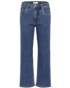 Part Two Straight Jeans - Azul