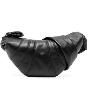 Lemaire Kleine Croissant Crossbodytas - Zwart