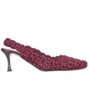N°21 Schoenen ,Rood ,Leer Pump Slingback - Roze
