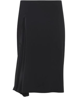 Jil Sander Midi Rok - Zwart