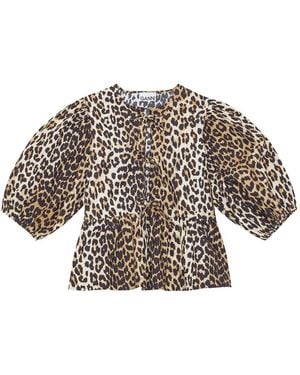 Ganni Blouses - Brown