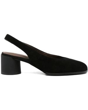 Linda Baumann Pumps Mit Lack-Finish Und Blockabsatz - Schwarz