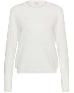 Kaffe Truien & Vesten ,Wit ,Wol Lizza Argyle Pullover