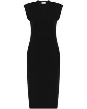 Jil Sander Ärmelloses Kleid - Schwarz