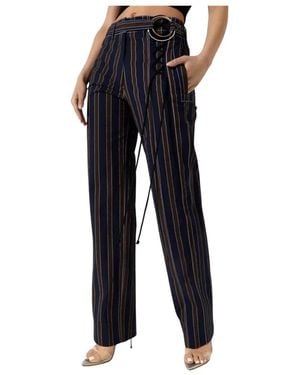 Tory Burch Straight Trousers - Negro
