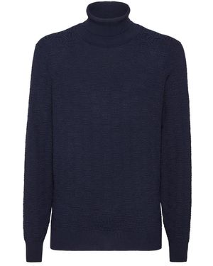 Philipp Plein Turtle Neck Monogram - Blau