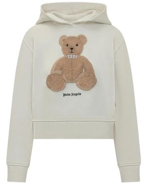 Palm Angels Hoodies - White